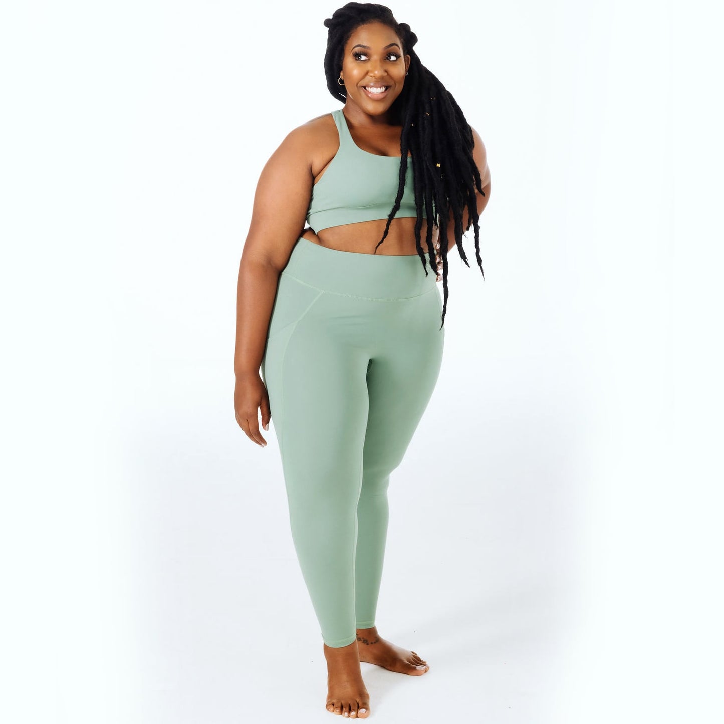 Misfit Leggings Set in Sage